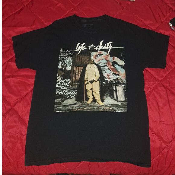 Mens Large Notorious B.I.G. "Life After Death" Short Sleeve T-Shirt - Picture 2 of 6